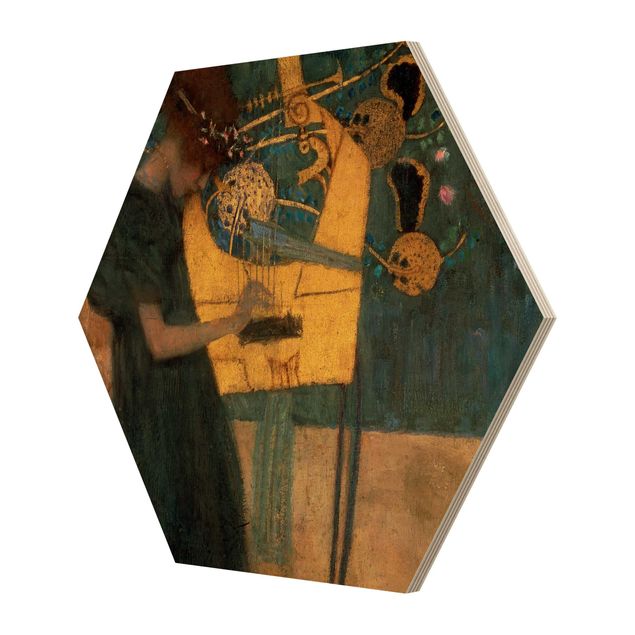 Quadri in legno Gustav Klimt - Musica