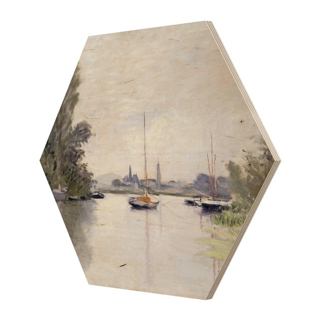 Quadri Monet Claude Monet - Argenteuil vista dal piccolo braccio della Senna