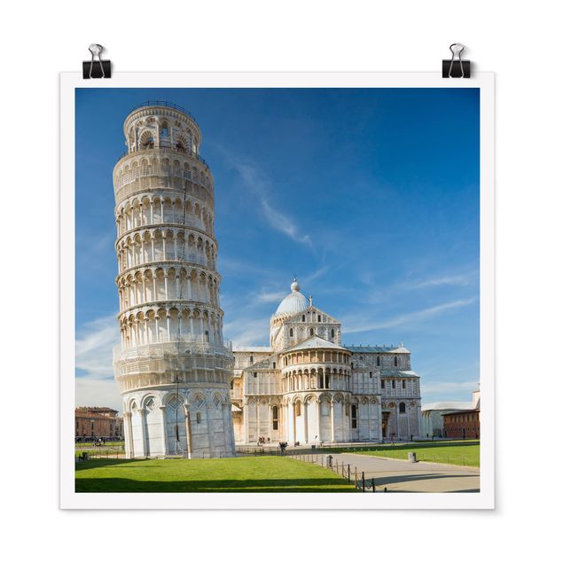 Quadri skyline  La Torre Pendente di Pisa