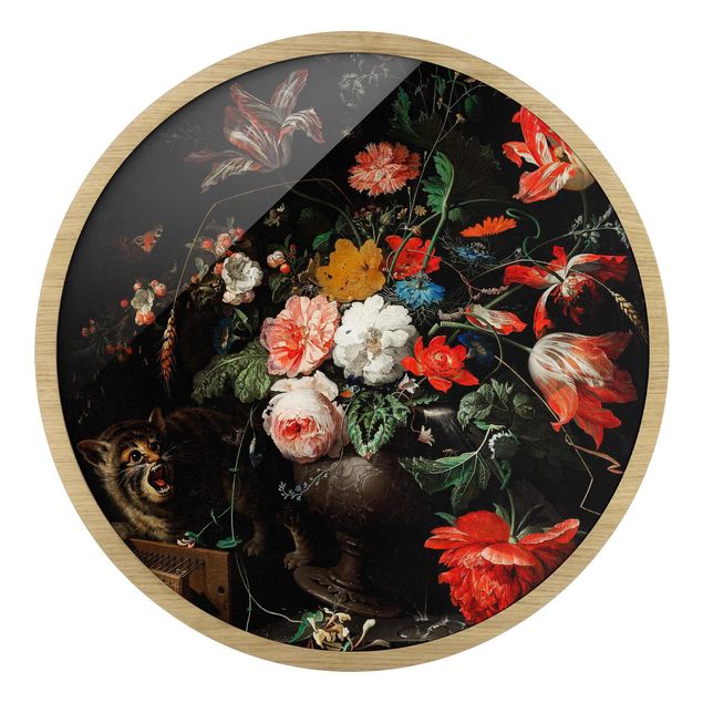 Quadri floreali moderni Abraham Mignon - Il bouquet rovesciato
