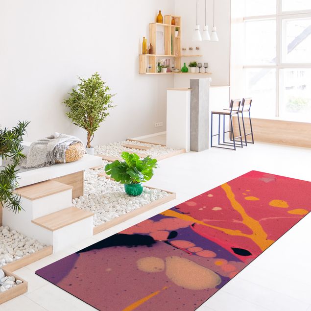 tappeto astratto moderno Paesaggio astratto di colori