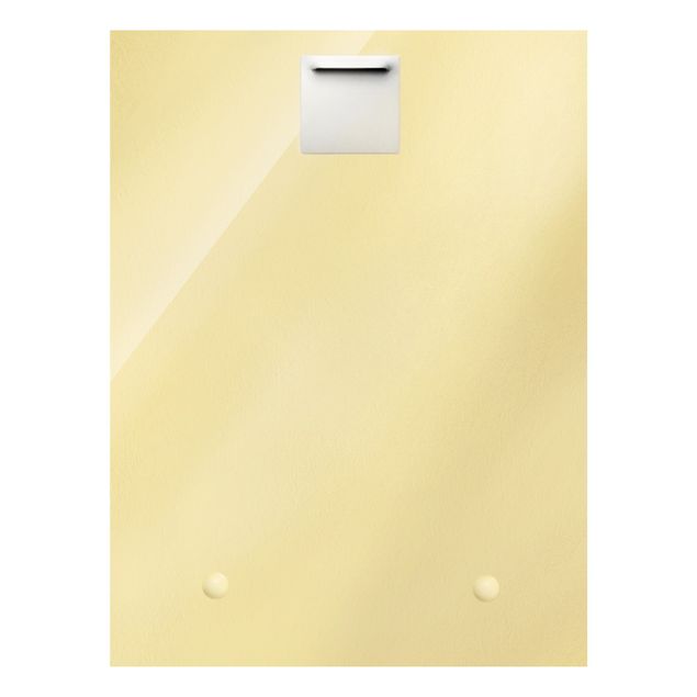Quadro in vetro - Forme astratte - Cerchi in beige - Formato verticale