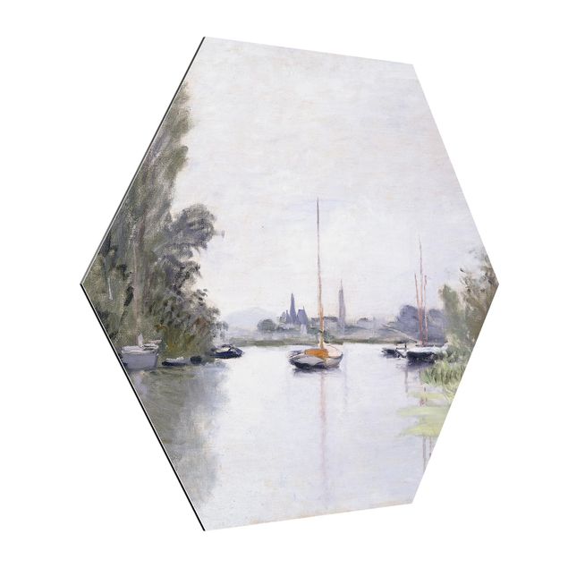 Quadri impressionisti Claude Monet - Argenteuil vista dal piccolo braccio della Senna