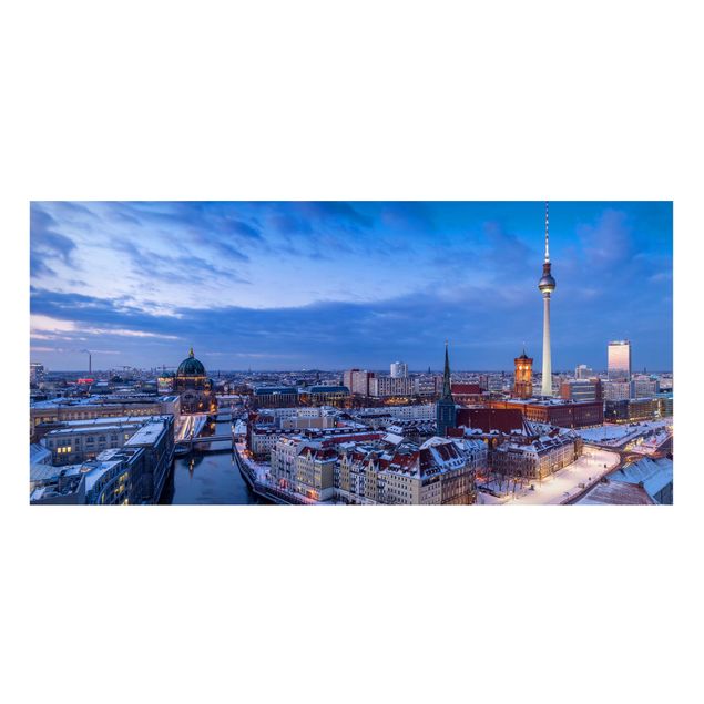 Lavagne magnetiche con architettura e skylines Neve a Berlino