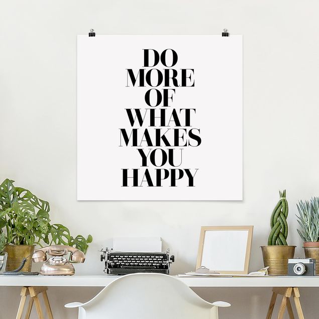 Quadro amore Do More Of What Makes You Happy