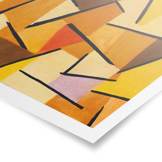 Riproduzione quadri famosi Paul Klee - Lotta armonizzata
