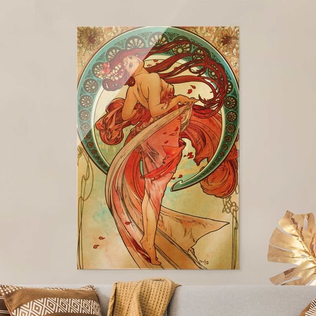 Stile artistico Alfons Mucha - Quattro arti - Danza