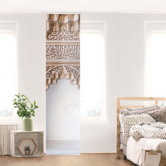 Tende a pannello scorrevoli con architettura e skylines Alhambra