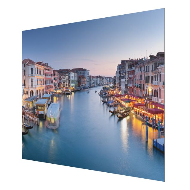 Quadro città Sera sul Canal Grande a Venezia