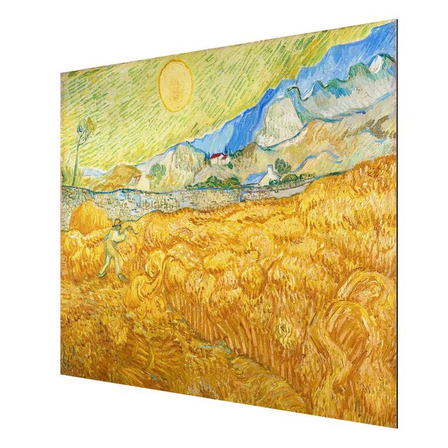 Quadro post impressionista Vincent Van Gogh - Il raccolto, il campo di grano