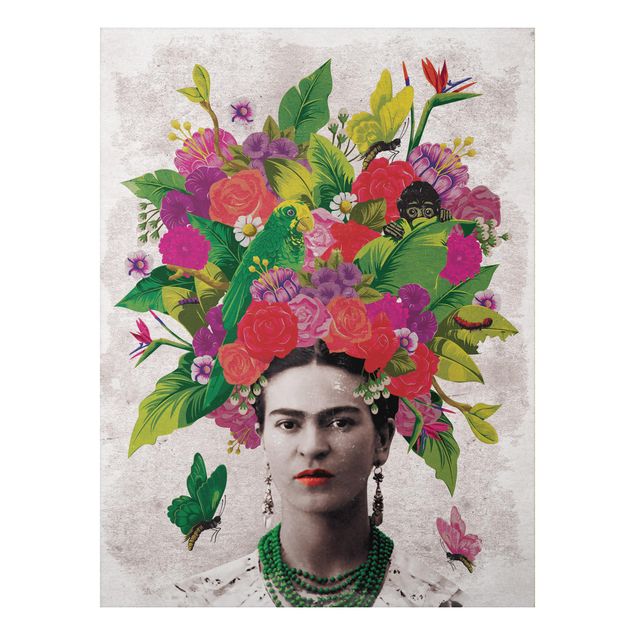 Quadri moderni   Frida Kahlo - Ritratto di fiori