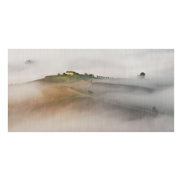 Quadro montagna Nebbia mattutina in Toscana