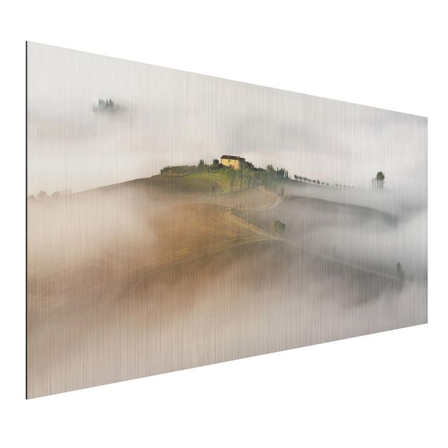 Quadri paesaggistici Nebbia mattutina in Toscana