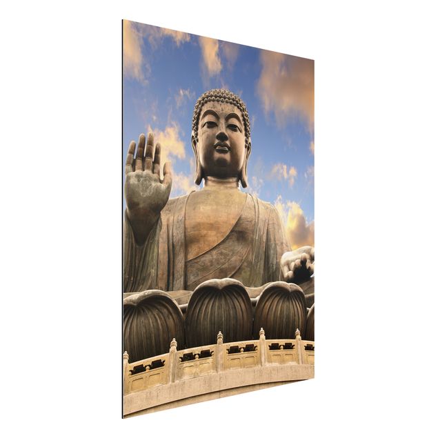 Quadro vintage Grande Buddha in seppia