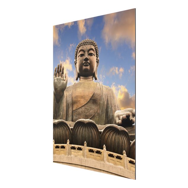 Quadri spirituali Grande Buddha in seppia