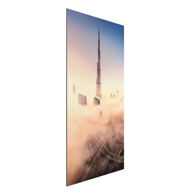 Quadri moderni per arredamento Skyline di celeste di Dubai