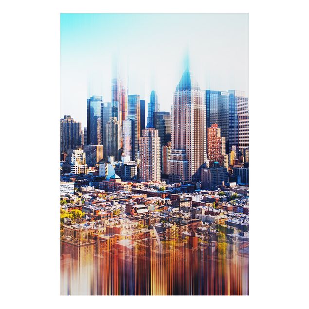 Quadri moderni   Skyline di Manhattan tratto urbano