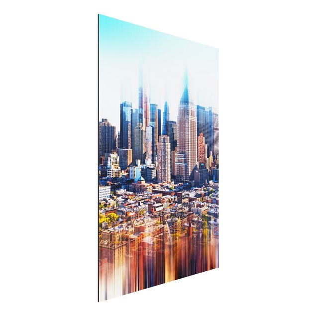 Quadro New york Skyline di Manhattan tratto urbano