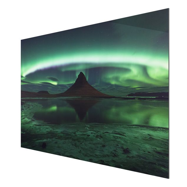 Quadri moderni per arredamento L'aurora boreale in Islanda