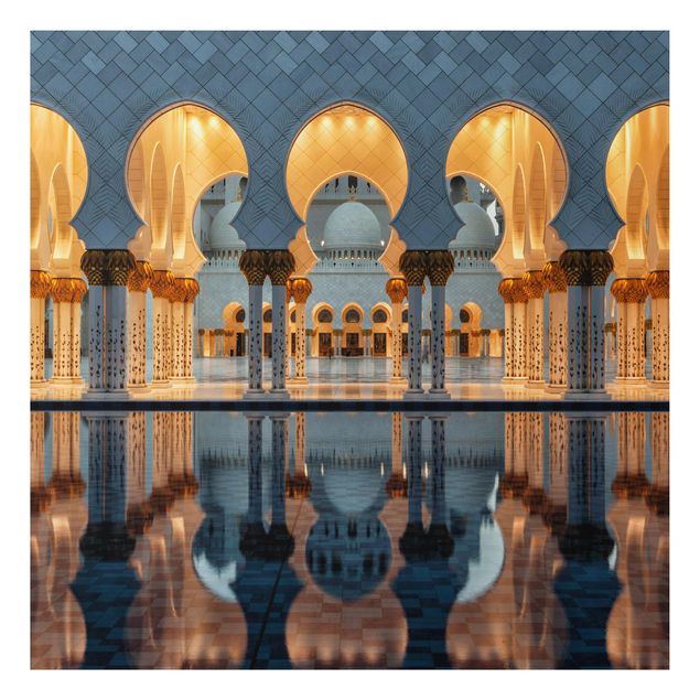 Quadri tridimensionali Riflessi nella moschea