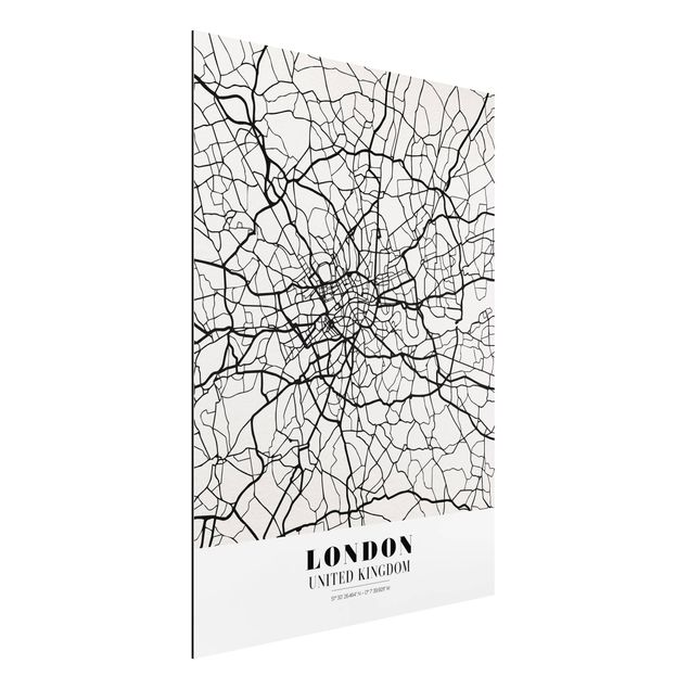 Quadro Londra Mappa di Londra - Classica