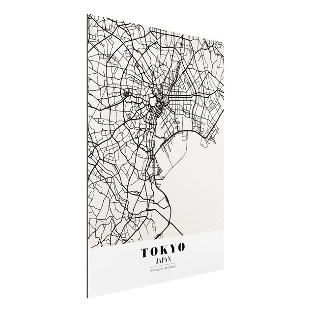 Quadri Tokyo Mappa di Tokyo - Classica