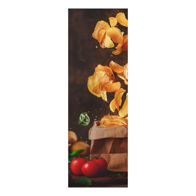 Quadri con verdure Spuntino al pomodoro e basilico