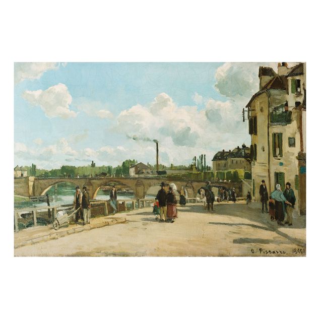 Quadro puntinismo Camille Pissarro - Veduta di Pontoise