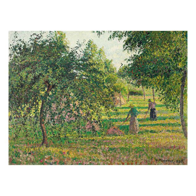 Puntinismo quadri famosi Camille Pissarro - Meli e ortiche, Eragny