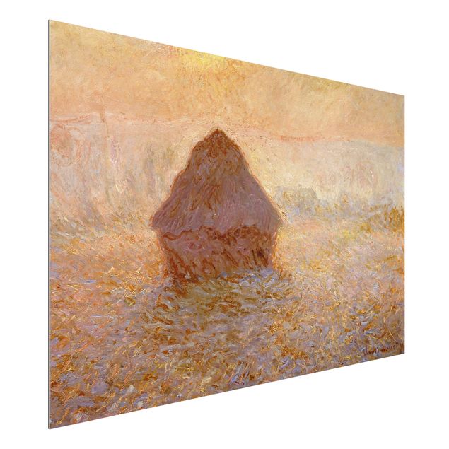 Riproduzioni quadri famosi Claude Monet - Un pagliaio nella nebbia