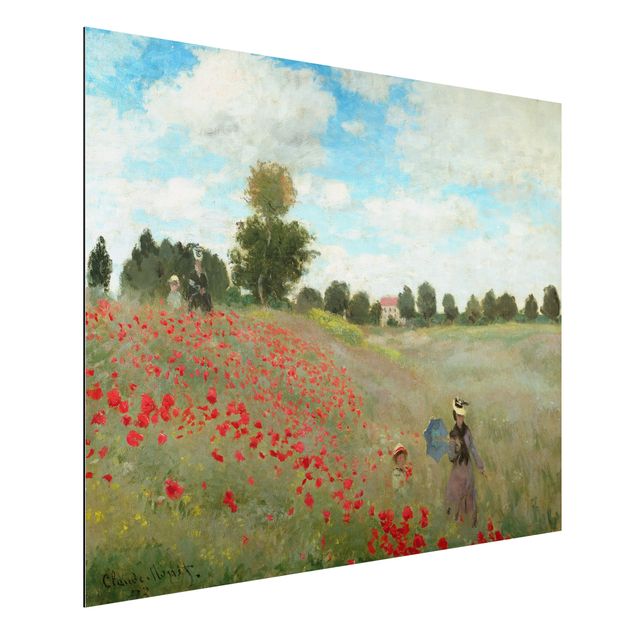 Riproduzioni quadri famosi Claude Monet - Campo di papaveri vicino ad Argenteuil