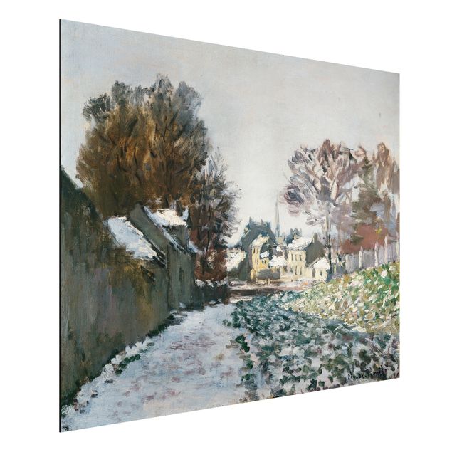 Stampe quadri famosi Claude Monet - Neve ad Argenteuil