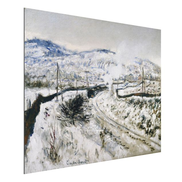 Riproduzioni quadri famosi Claude Monet - Treno nella neve ad Argenteuil