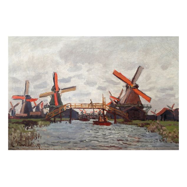 Correnti artistiche Claude Monet - Mulini a vento a Westzijderveld, vicino a Zaandam