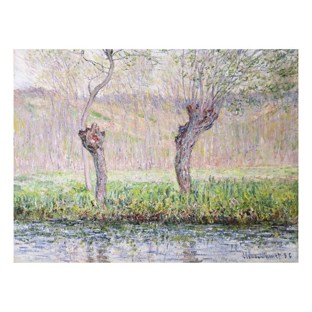 Quadri paesaggistici Claude Monet - Alberi di salice in primavera