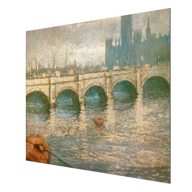 Quadri Londra Claude Monet - Il ponte sul Tamigi e il palazzo del Parlamento a Londra