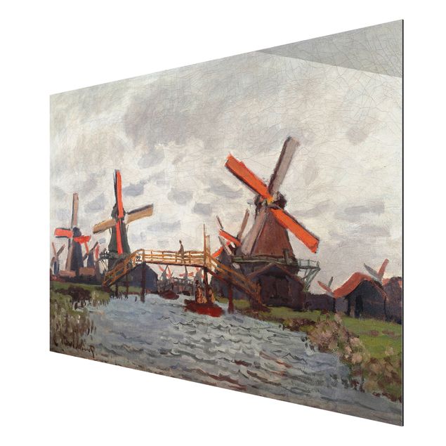 Quadri Impressionismo Claude Monet - Mulini a vento a Westzijderveld, vicino a Zaandam