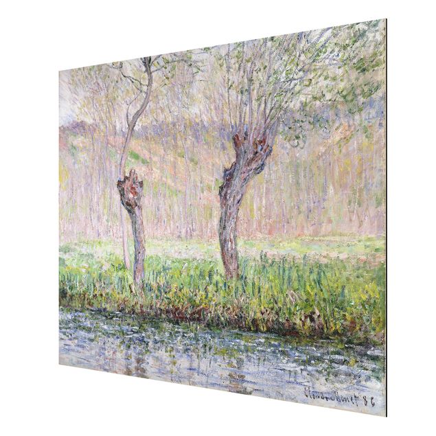 Stile artistico Claude Monet - Alberi di salice in primavera