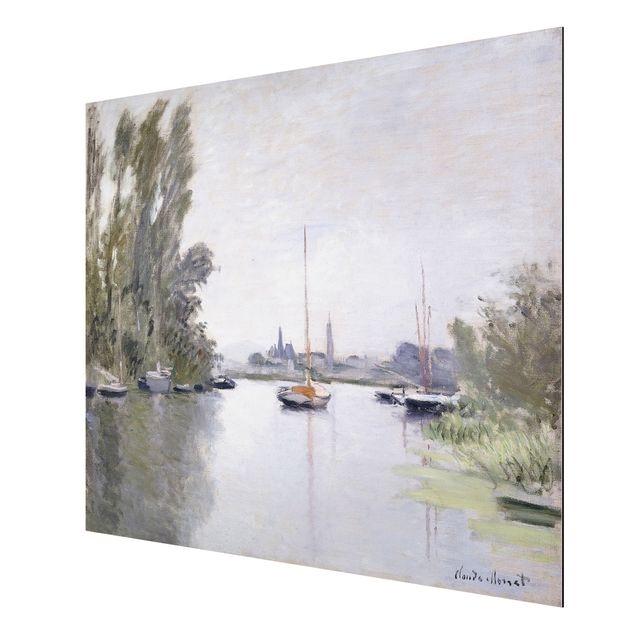 Stile di pittura Claude Monet - Argenteuil vista dal piccolo braccio della Senna