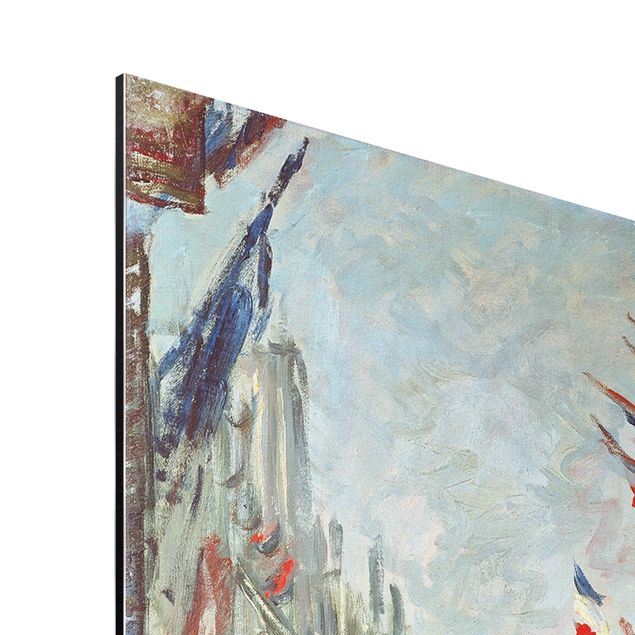 Riproduzioni quadri Claude Monet - Rue Montorgueil con le bandiere