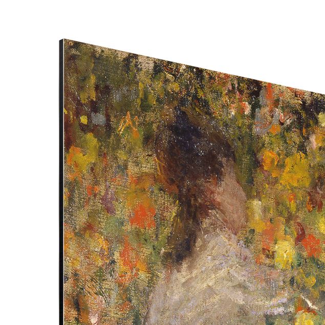 Quadri fiori Claude Monet - Due signore nel giardino fiorito