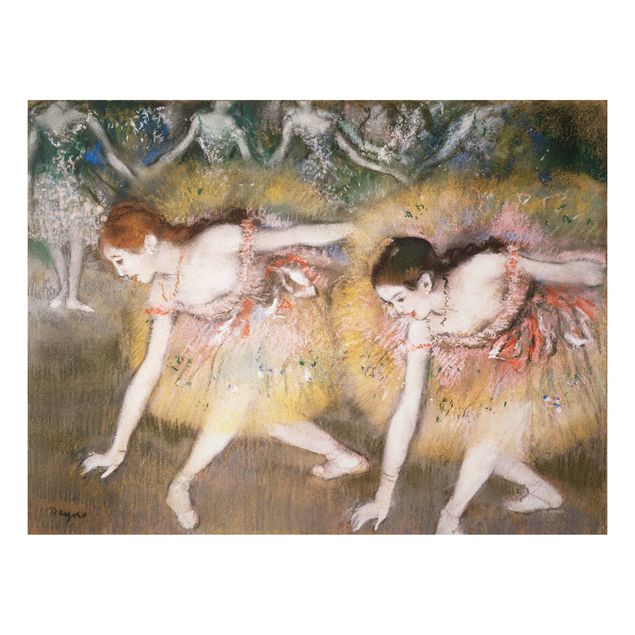 Quadro ballerina Edgar Degas - Danzatrici che si chinano