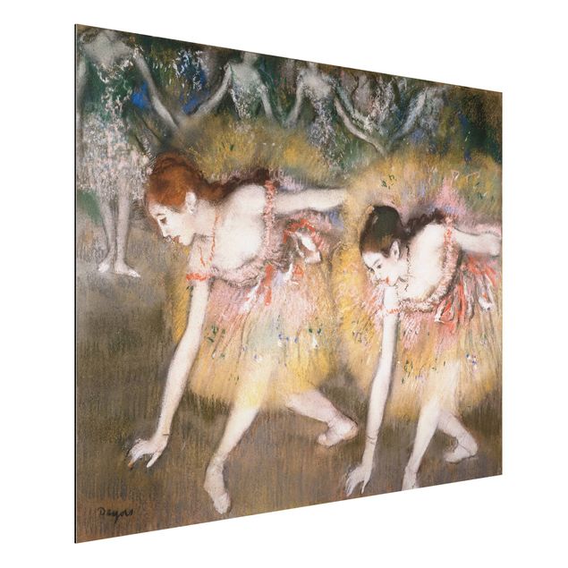 Riproduzioni Edgar Degas - Danzatrici che si chinano