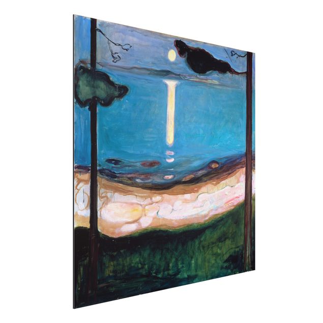 Quadri espressionisti Edvard Munch - Notte di luna