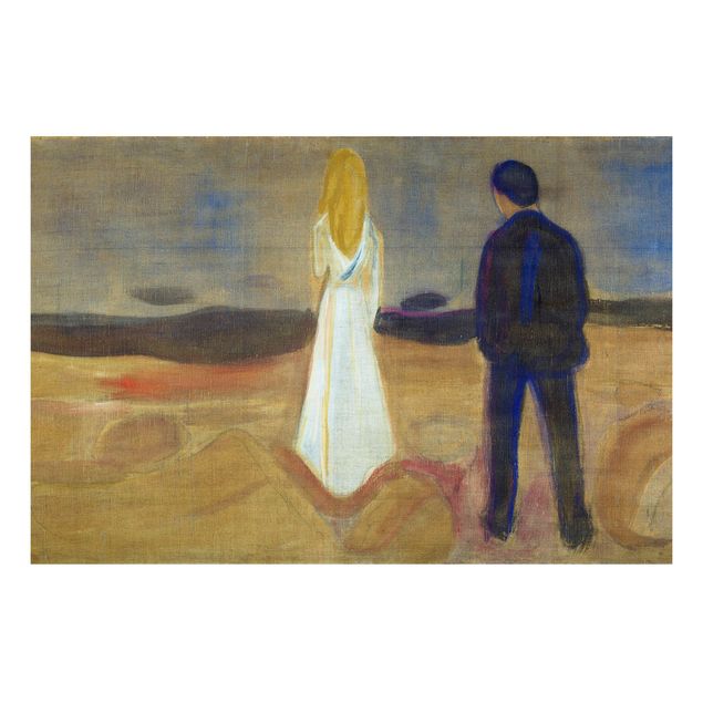 Post impressionismo quadri Edvard Munch - Due uomini. Il solitario (Reinhardt-Fries)