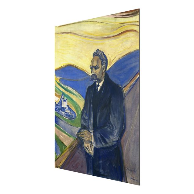 Riproduzioni quadri famosi Edvard Munch - Ritratto di Friedrich Nietzsche