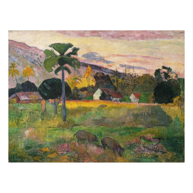 Quadri con paesaggio Paul Gauguin - Haere Mai (Vieni qui)