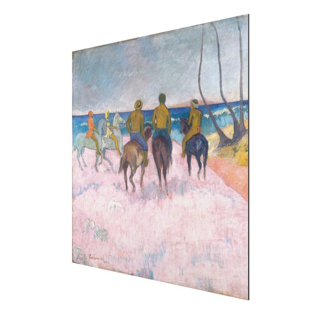 Quadri impressionisti Paul Gauguin - Cavalieri sulla spiaggia