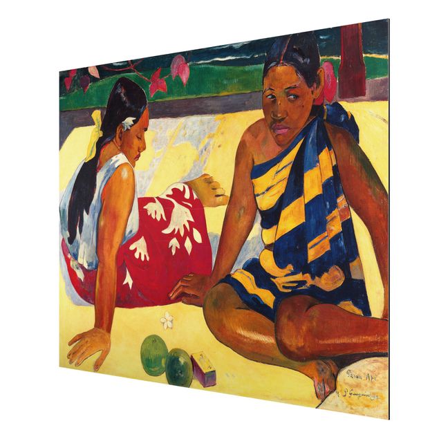Quadri impressionisti Paul Gauguin - Parau Api (Due donne di Tahiti)