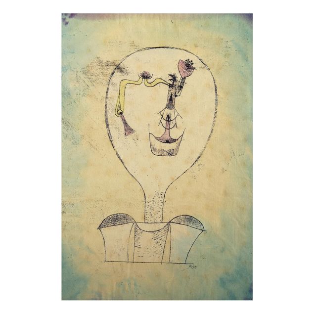 Stile di pittura Paul Klee - Il germoglio del sorriso